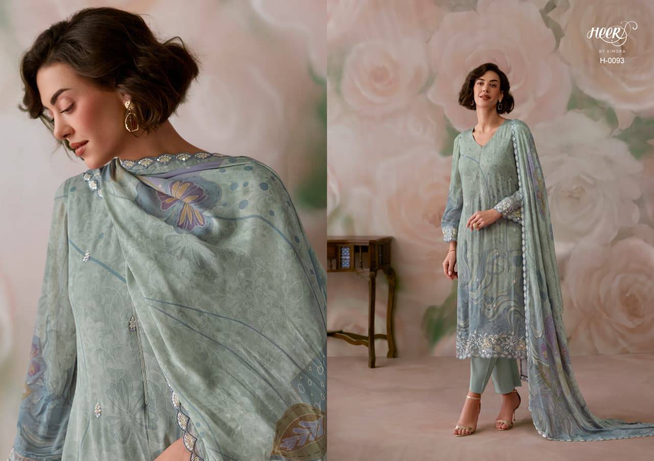 Ranibagh By Kimora suit 0091 To 0096 Series Stylish Beautiful Colourful PURE CHIFFON Dresses At Wholesale Price